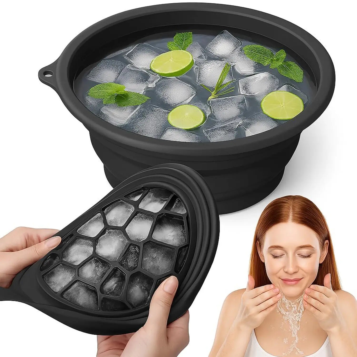 ❄️ GlowDip™ Silicone Facial Ice Bowl