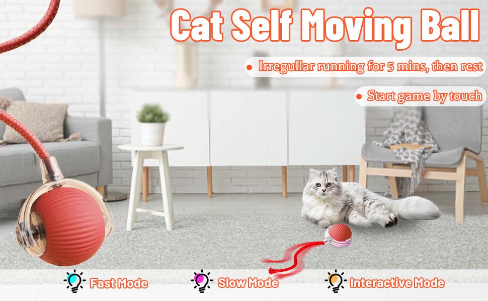 SmartPaws™ Interactive Rolling Cat Ball