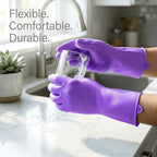 Silicone Scrub Cleaning Gloves
