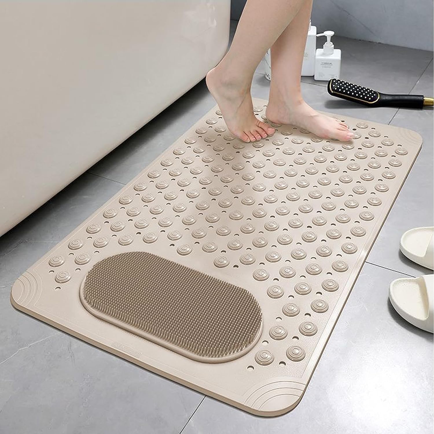 SpaStep Anti-Slip Foot Scrubber Bath Mat