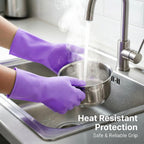 Silicone Scrub Cleaning Gloves